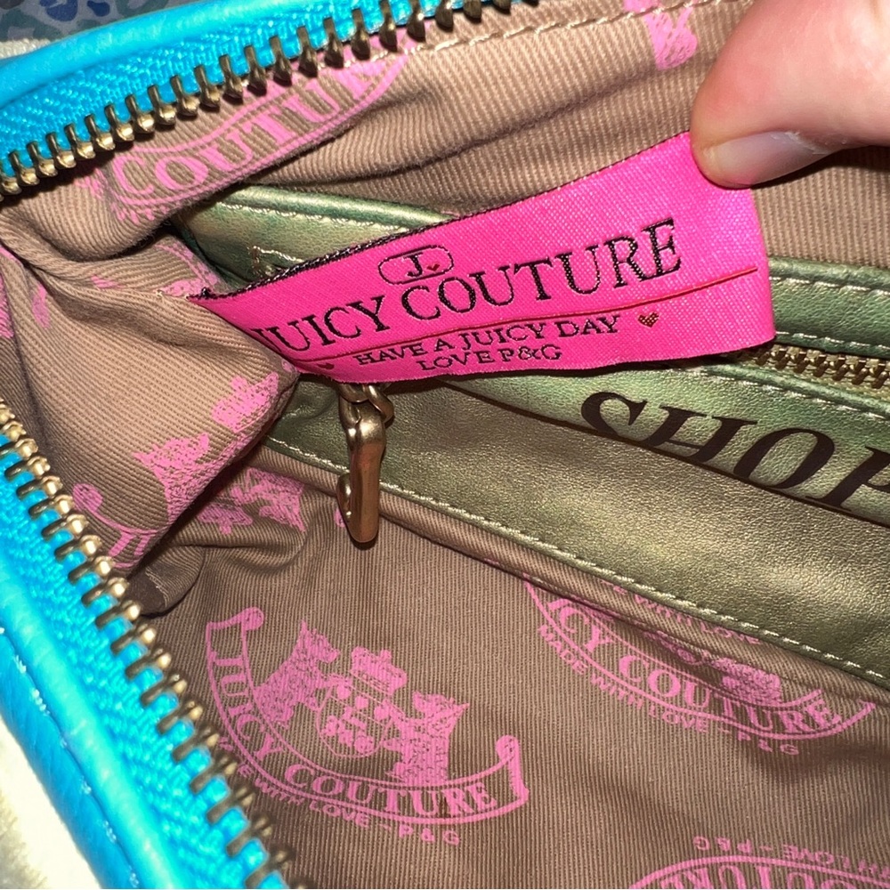 Vintage Rare Yellow Juicy Couture Purse Barrel Bag Handbag Y2K Terry Cloth - Picture 6 of 9